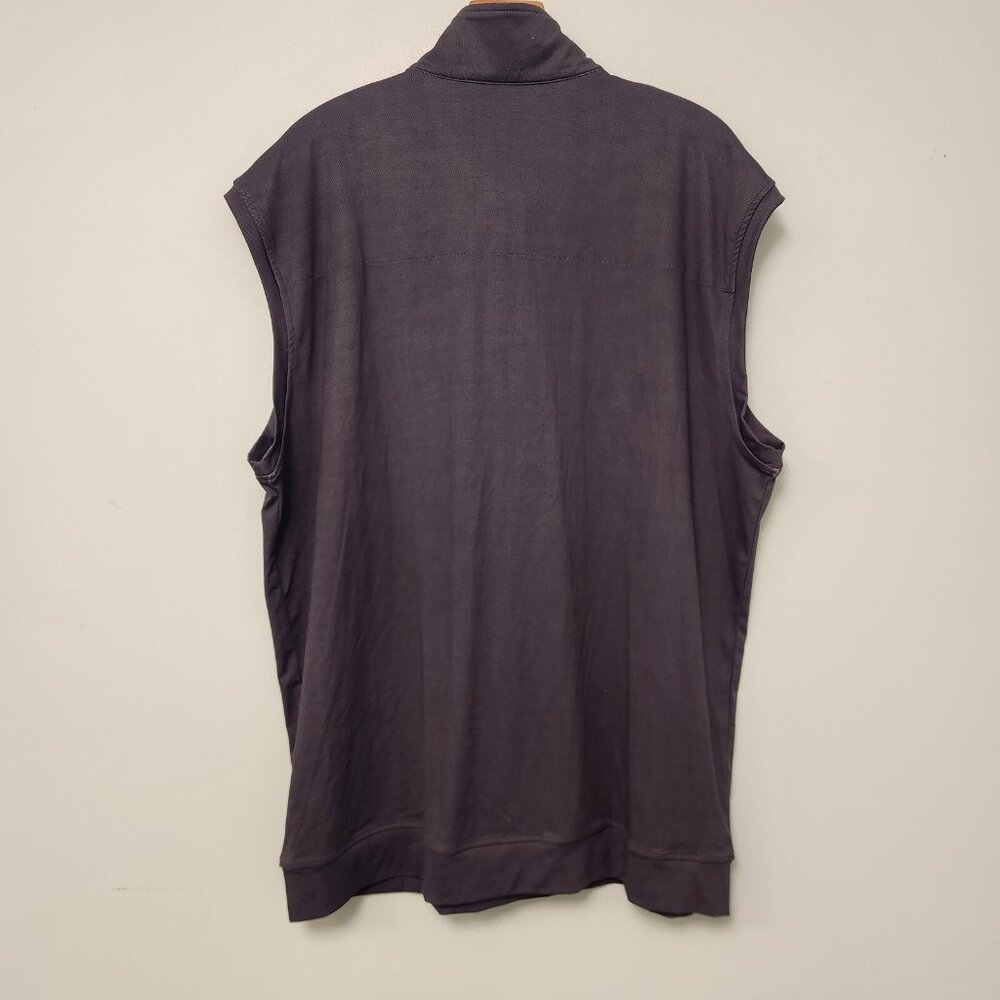 NWT Westport‎ Lifestyle Links 1/4 Zip Charcoal Gray Golf Vest Mens Sz LT NEW - Picture 6 of 11